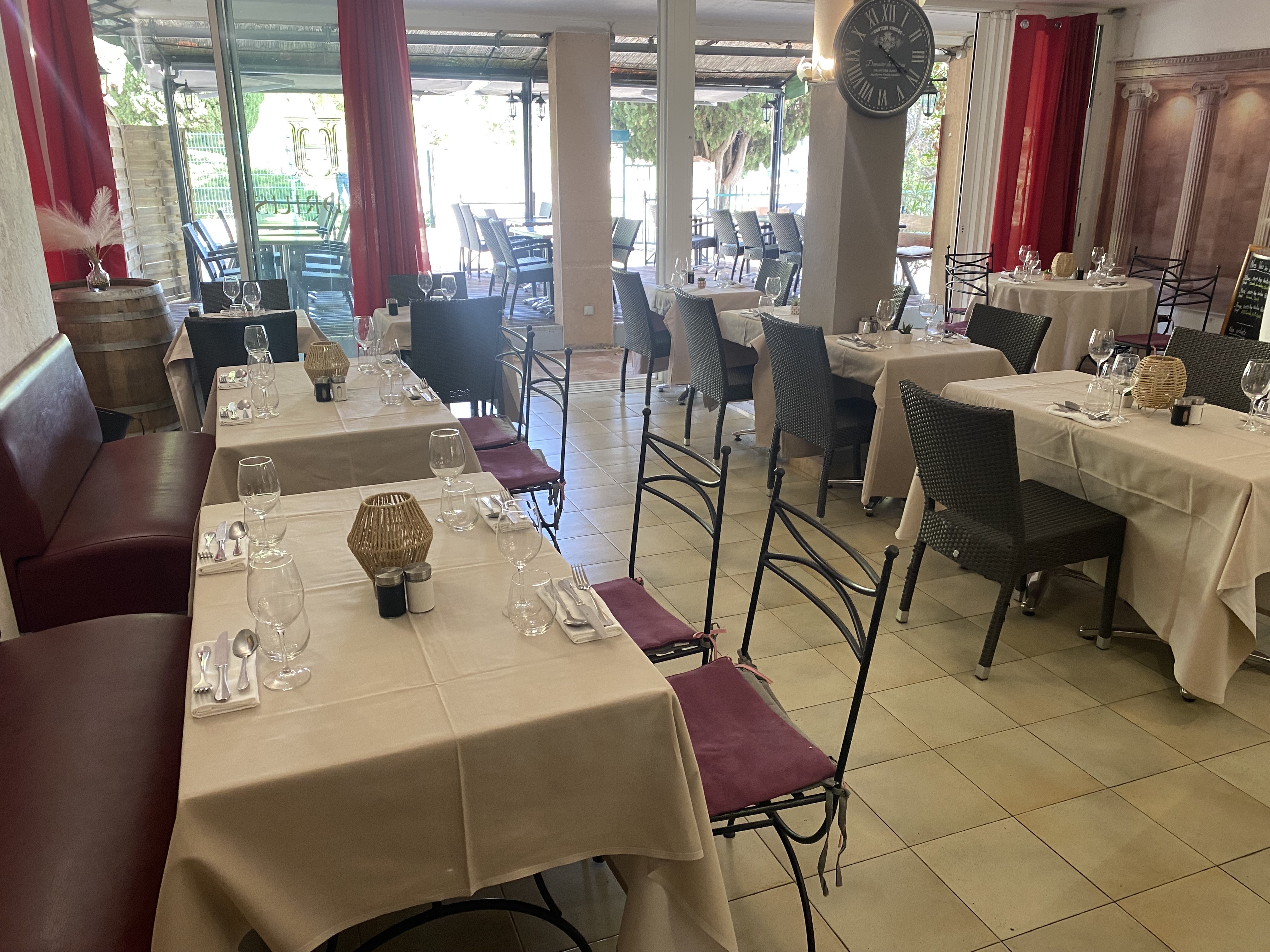 Salle du restaurant Hadrius