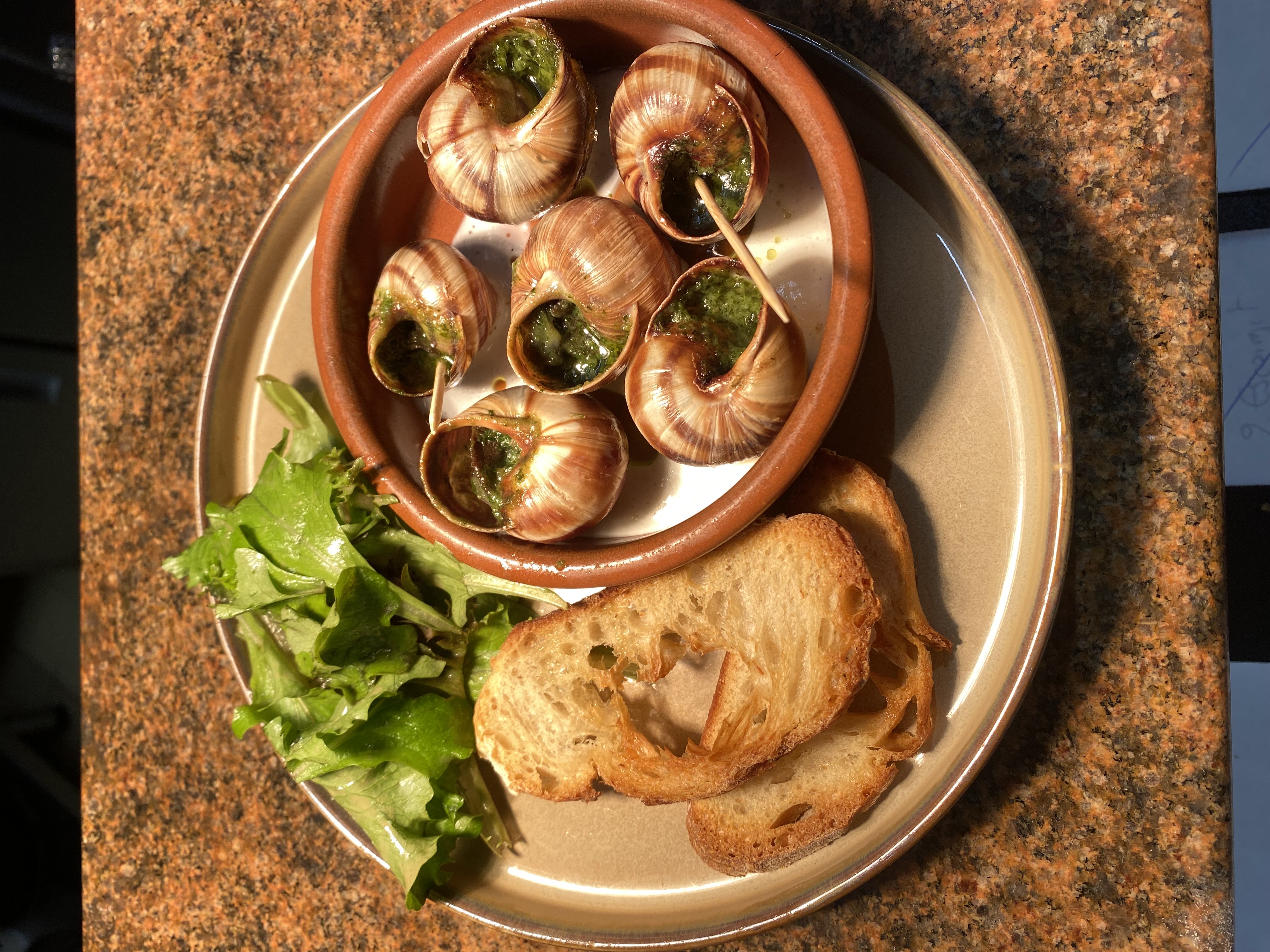 Cassolette d'escargots