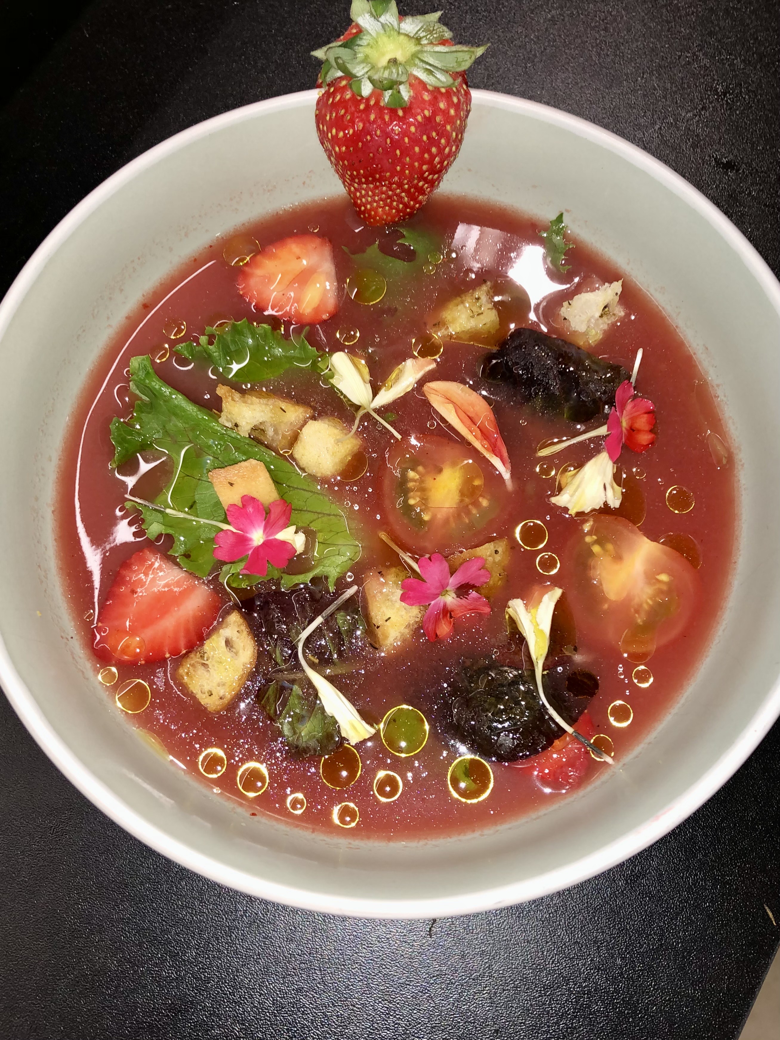 Gaspacho fraises
